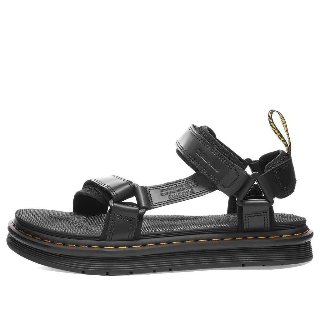 (WMNS) Dr. Martens Suicoke x Depa Leather Strap Sandals 'Black' 26991001 - 1