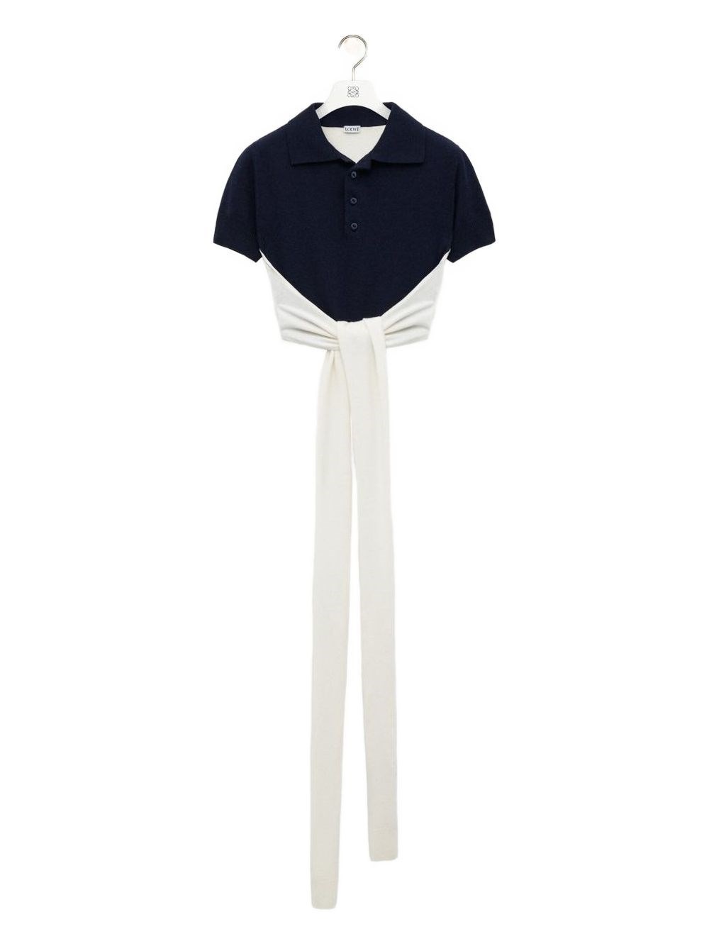 Wool and cashmere polo shirt - 1