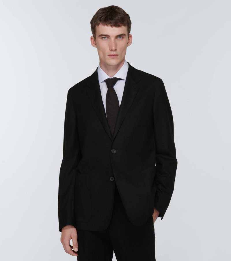 Wool, silk and cashmere blazer 3