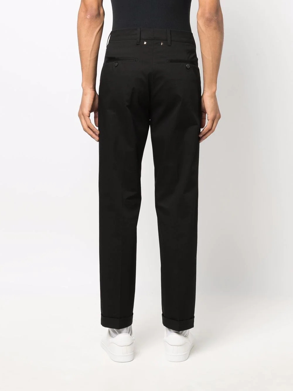 straight-leg tailored trousers - 4