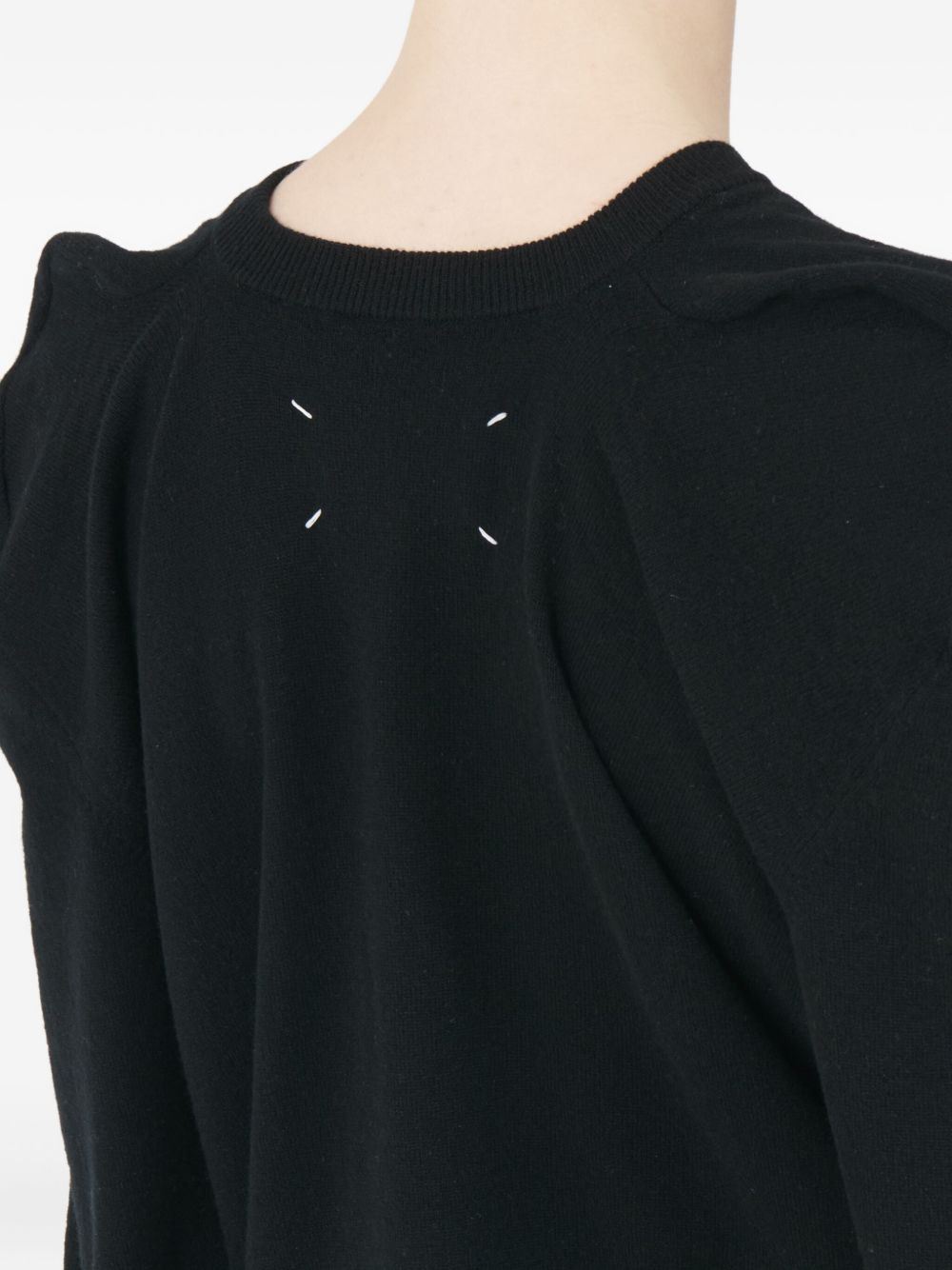 puff-shoulder wool sweater - 5
