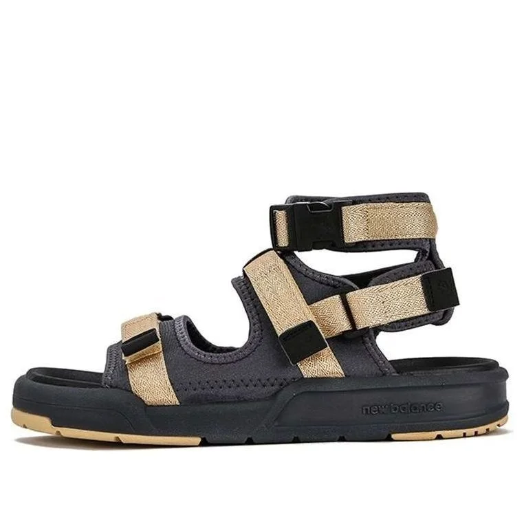 New Balance Unisex 4243 Series Sandals Black/Gold SD4243GD - 1