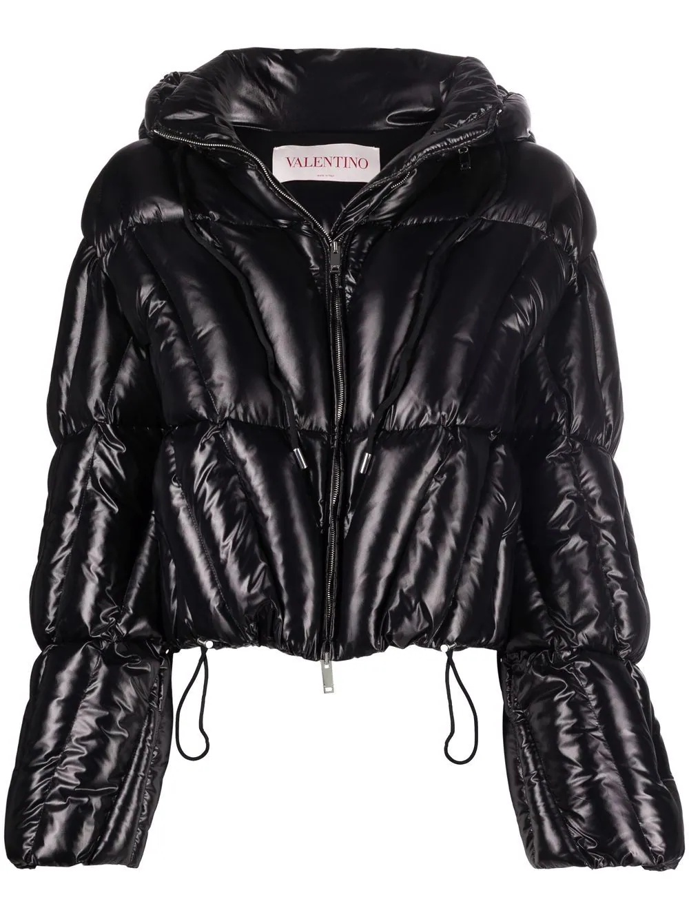 high-shine padded jacket - 1