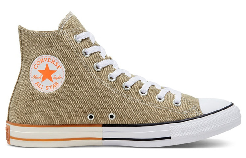 Converse Happy Camper Chuck Taylor All Star High Top 'Khaki Orange White' 167658C 2