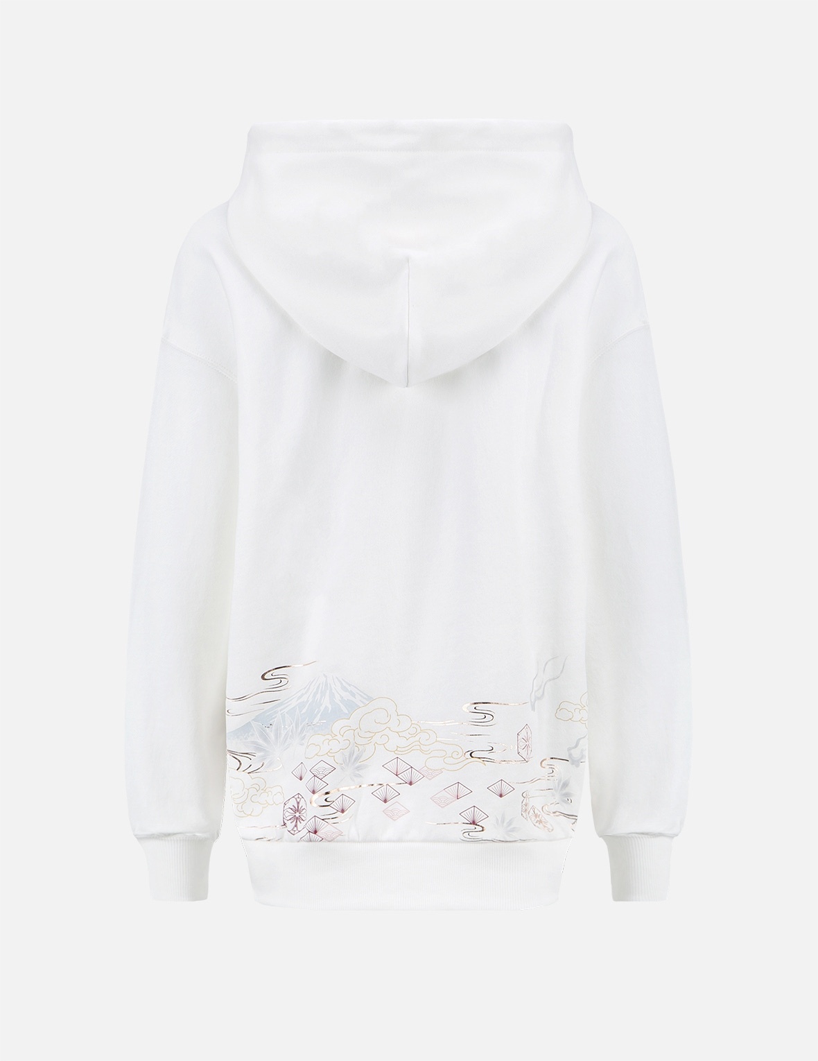 JAPANESE PATTERN PRINT SWEATSHIRT - 2