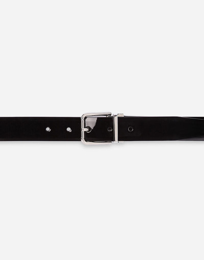 Dolce & Gabbana Patent leather belt outlook