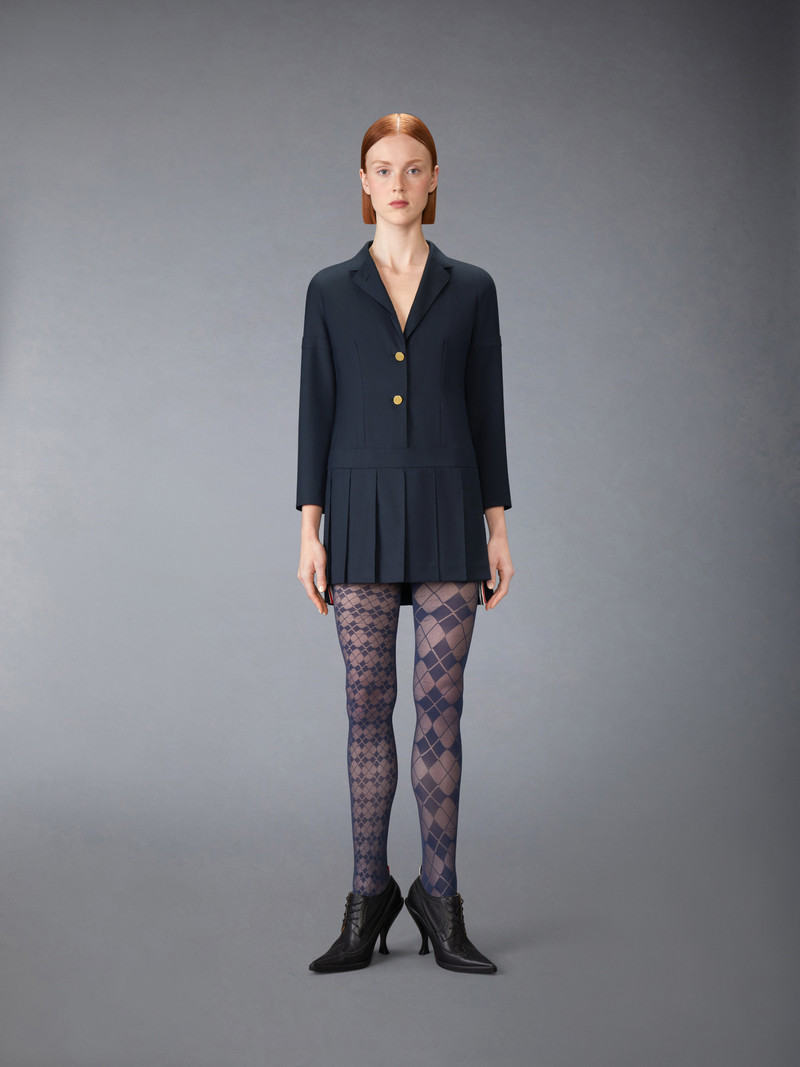 Thom Browne SUPER 120'S TWILL SPORTCOAT MINI DRESS outlook