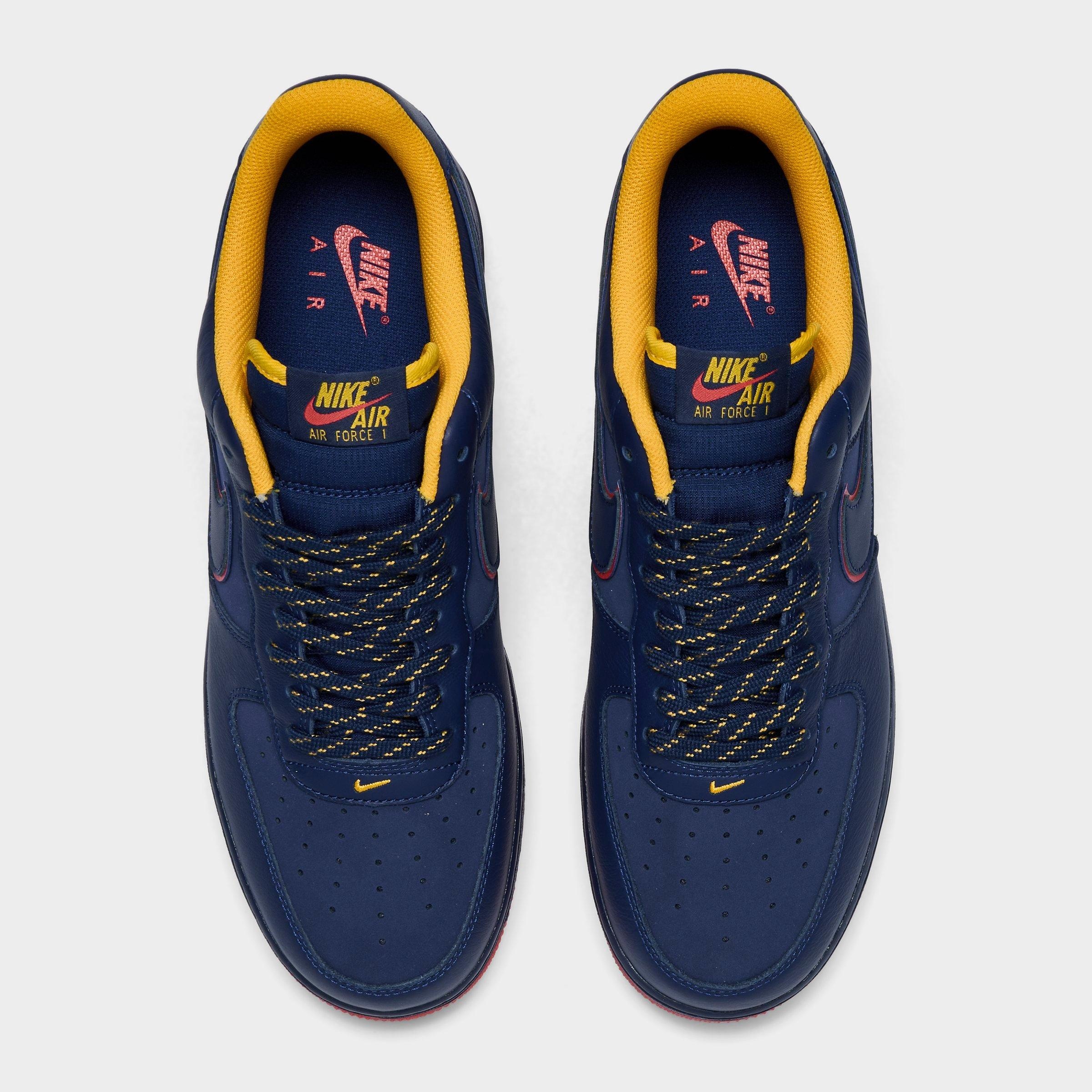 MEN'S NIKE AIR FORCE 1 LOW SE RETRO PACK CASUAL SHOES - 5