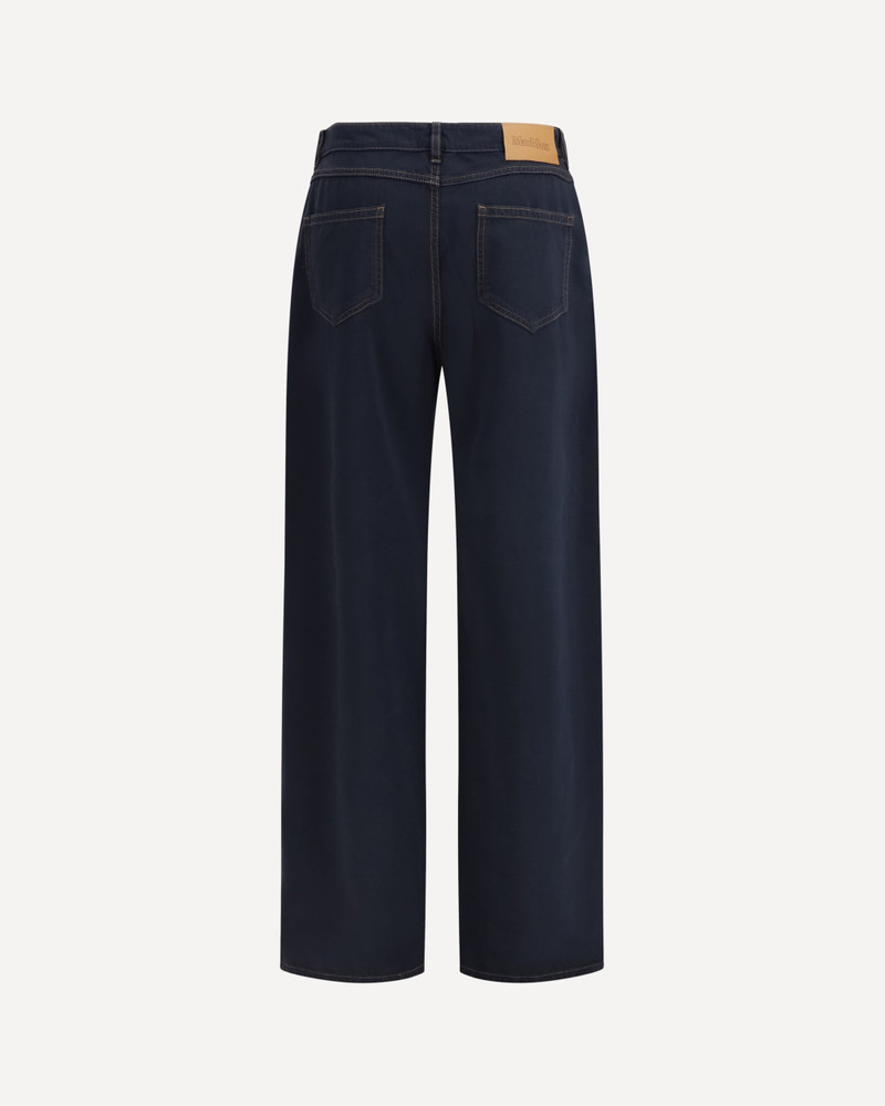 Max Mara Studio Baggy Pants in pure cotton satin outlook