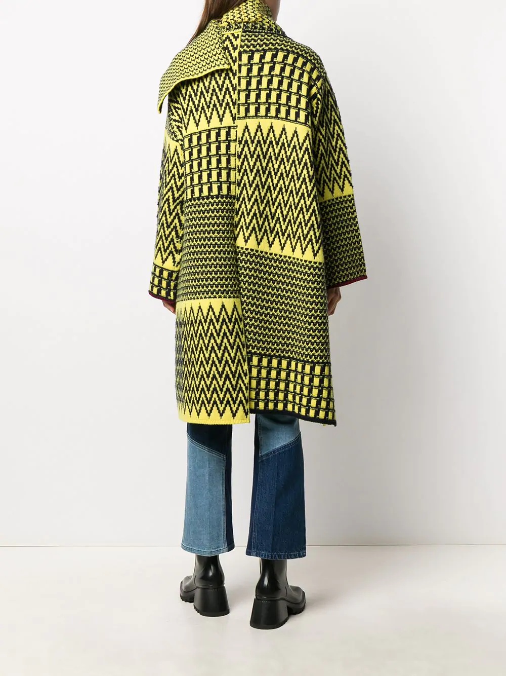 oversized shawl cardi-coat - 4