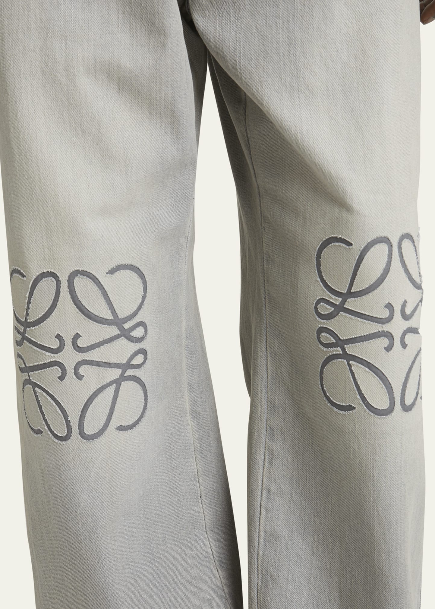 Men's Anagram Straight-Leg Jeans - 5