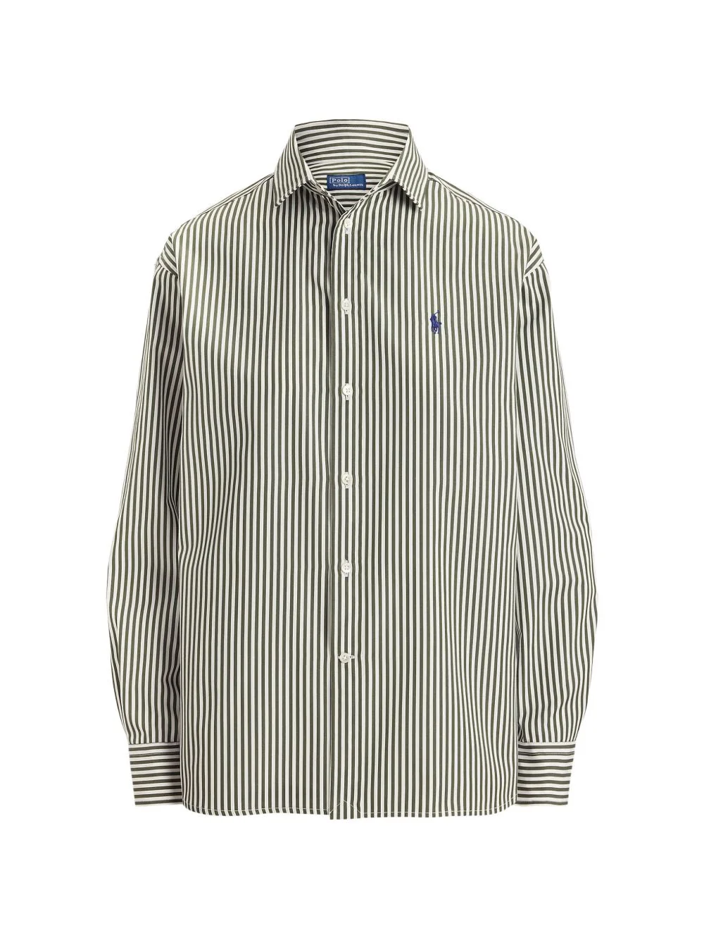 striped button-down shirt - 1