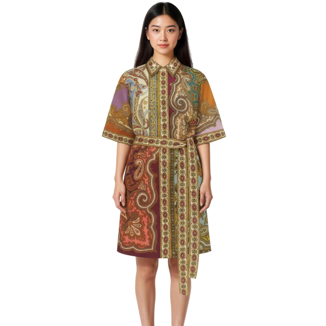 Clemenza Spliced Mini Dress - 2