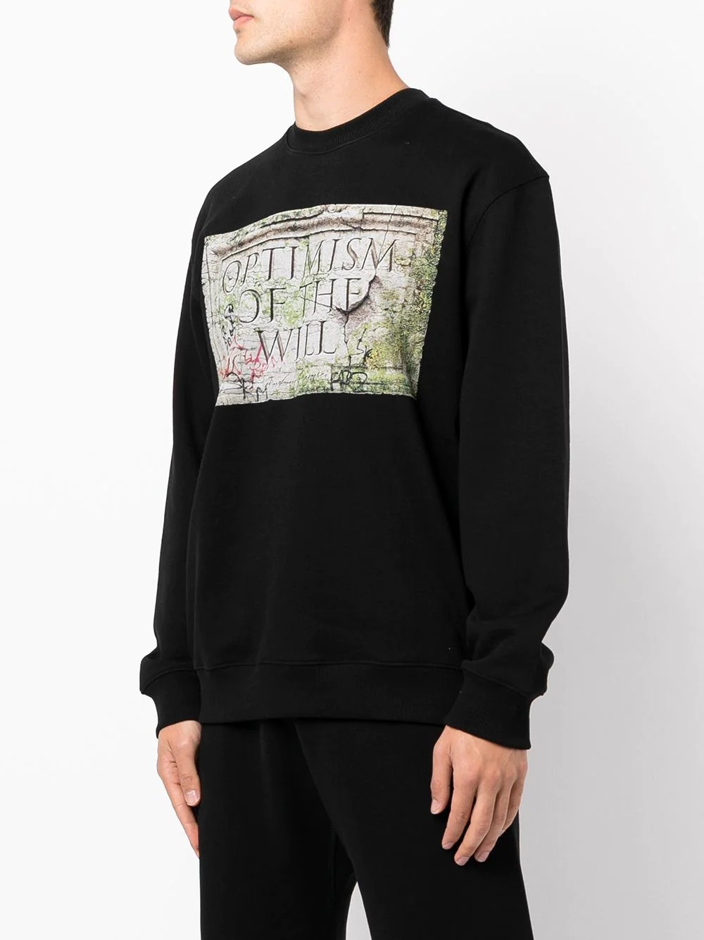 gravestone slogan sweatshirt - 3