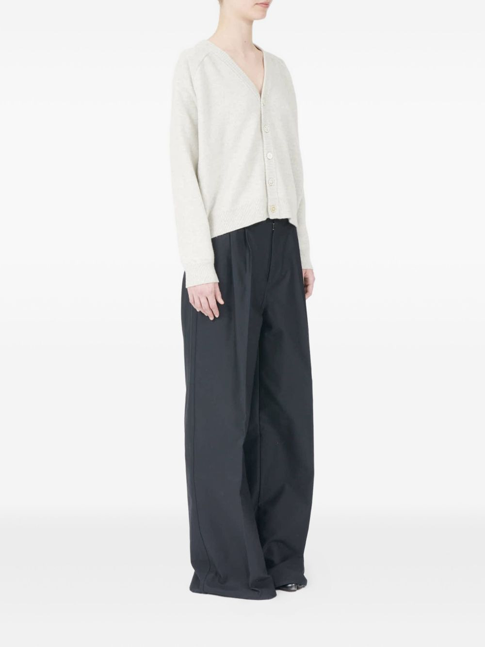 V-neck button cardigan - 3