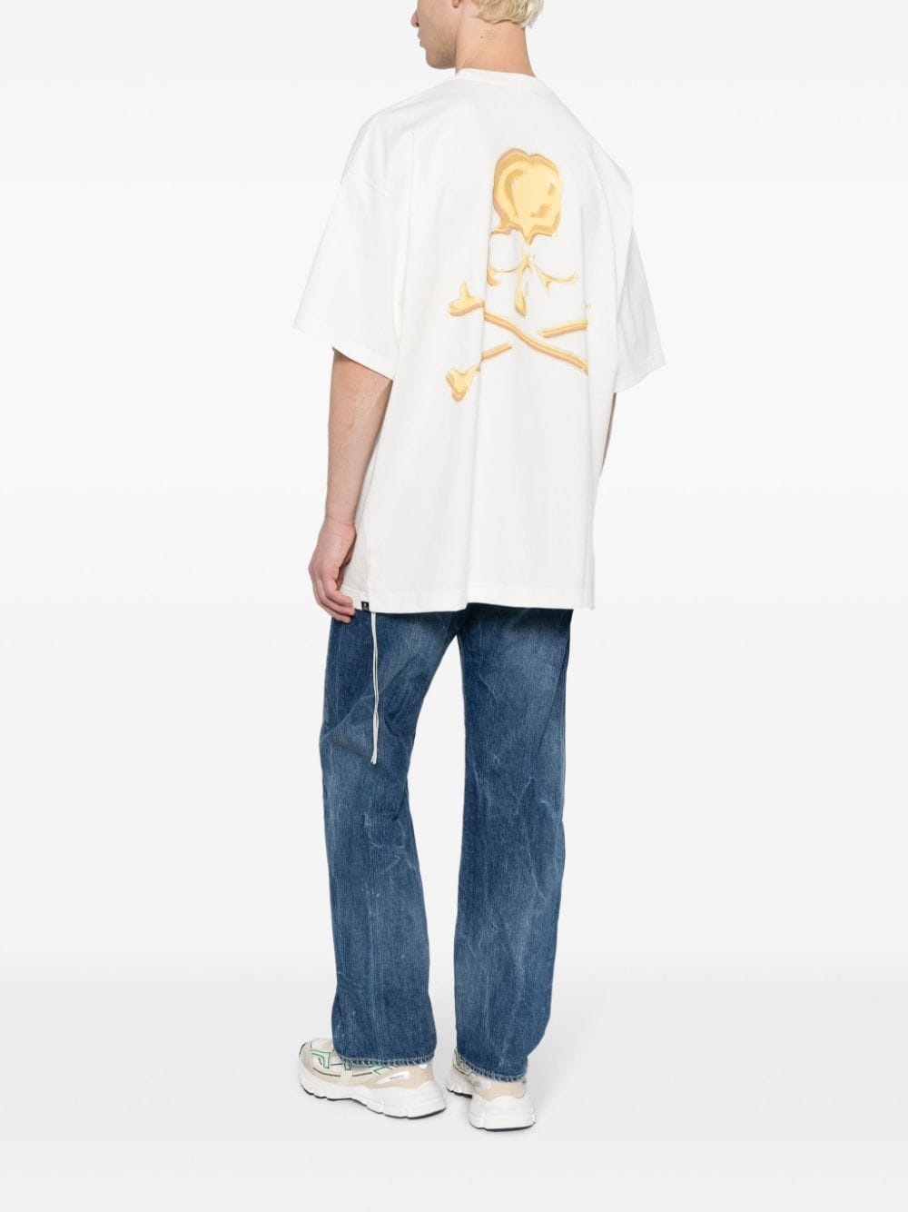 logo-embroidered cotton T-shirt - 2