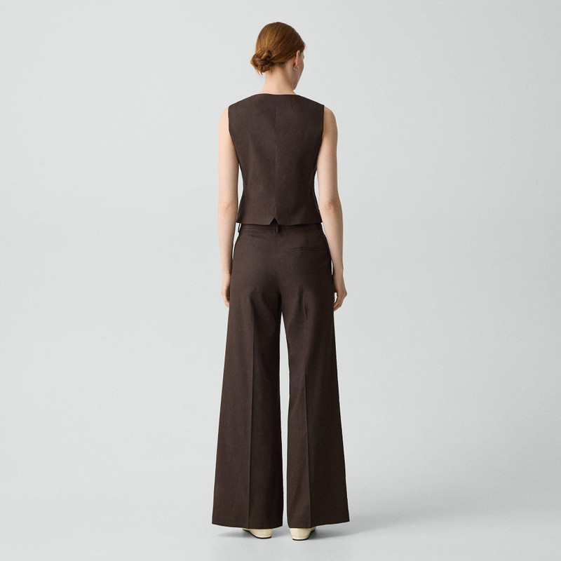 Theory Wide-Leg Pant in Good Linen outlook