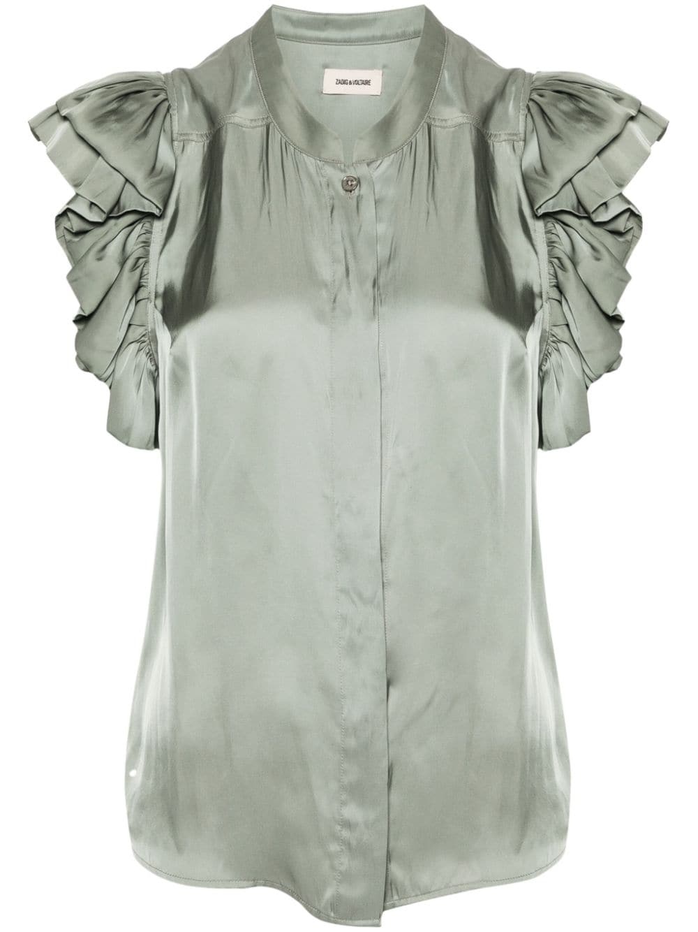 Tiza ruched-detailed shirt - 1