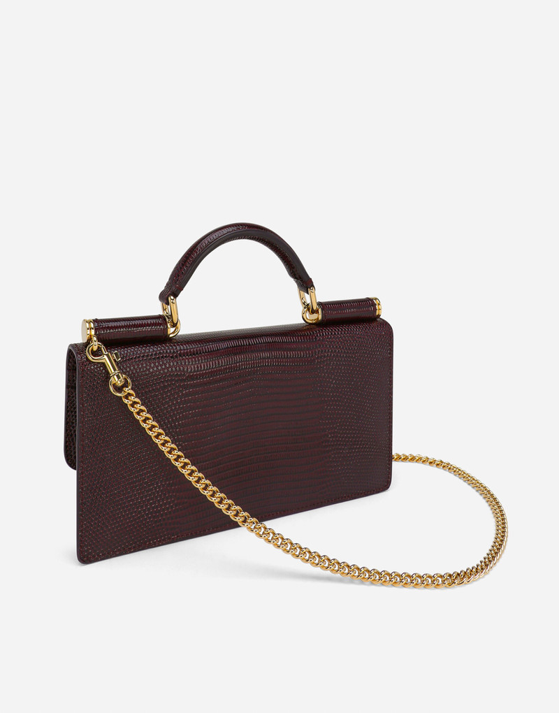 Iguana-print mini bag 7