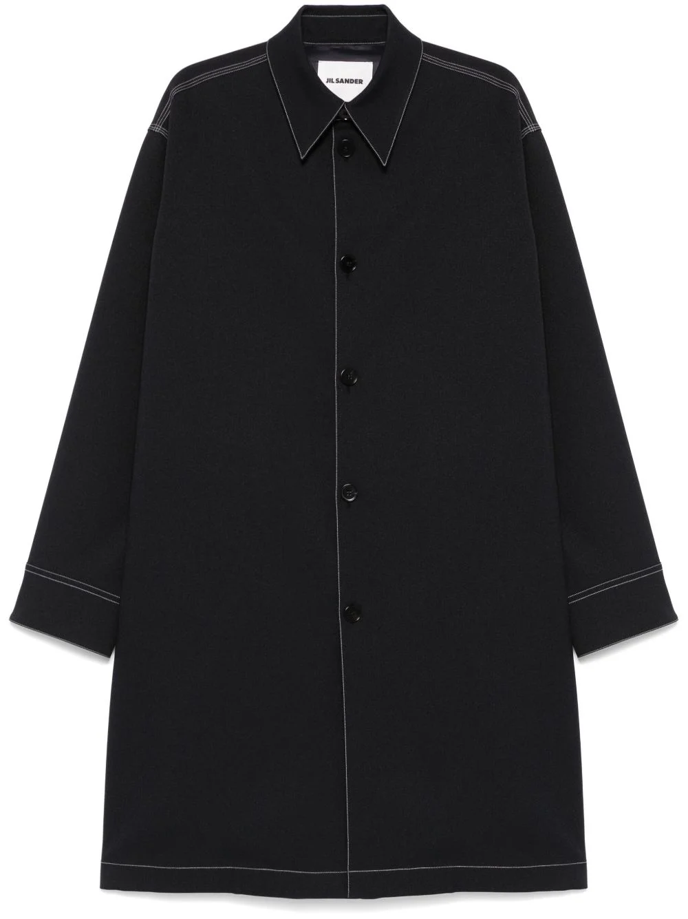 single-breasted coat - 1