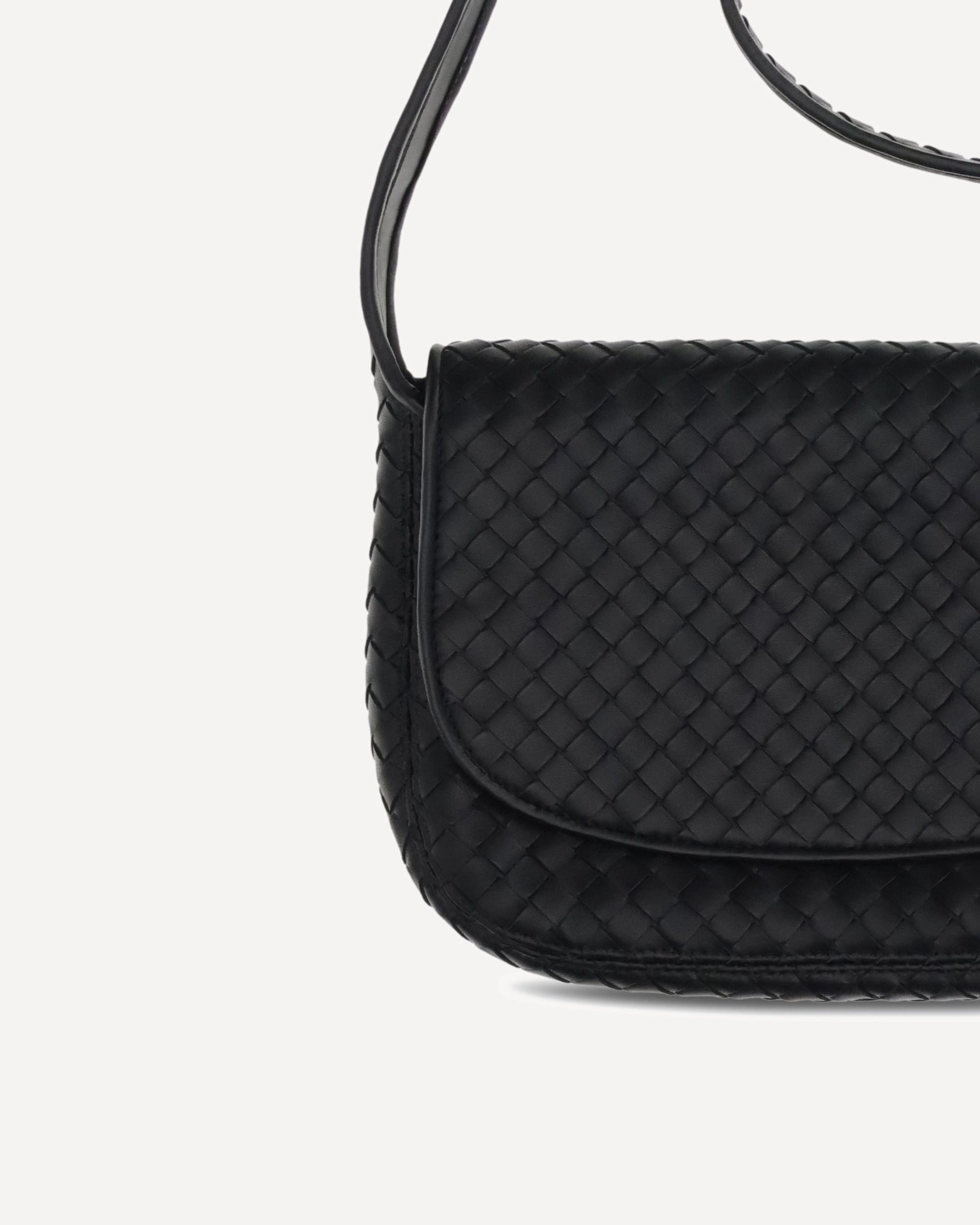 Woven leather Shoulder Bag - 3