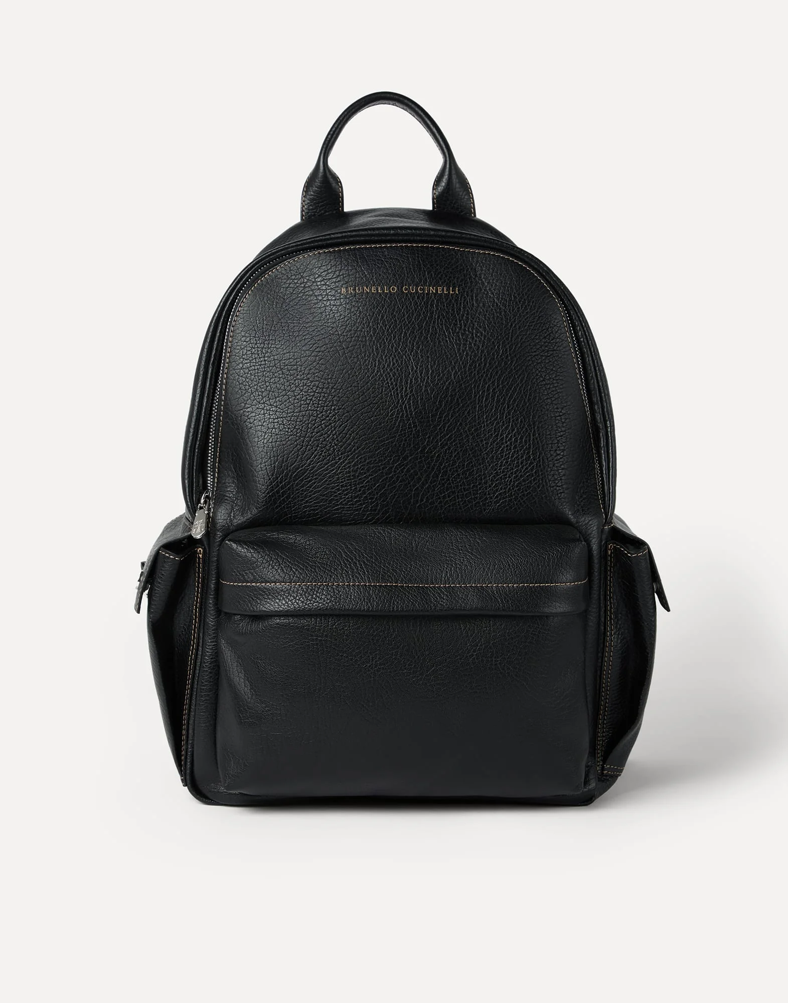 Grained calfskin travel backpack - 1
