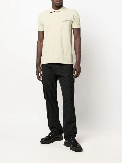 Diesel logo-print short-sleeved polo shirt outlook