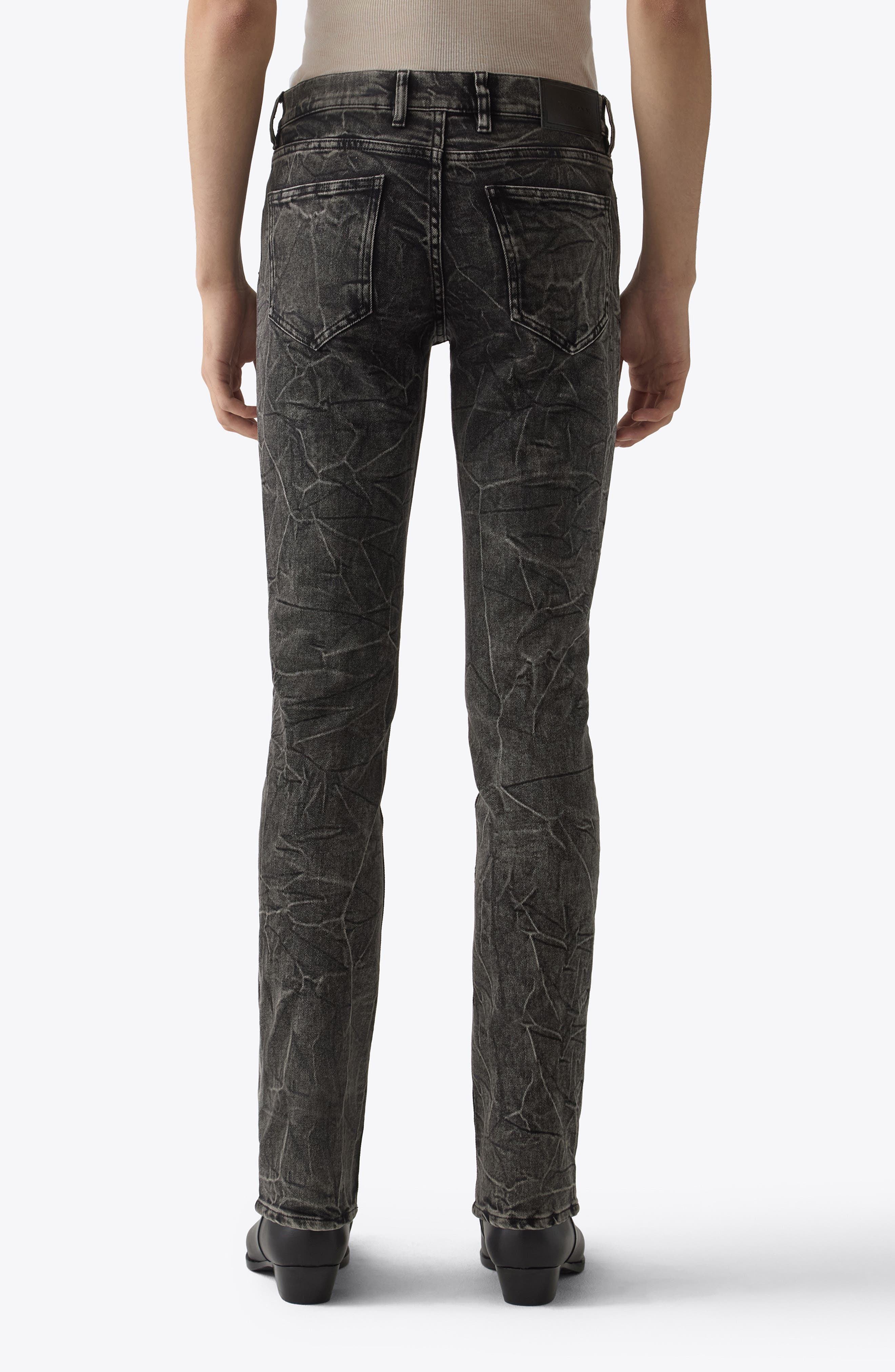 BLK DNM Acid Wash Skinny Jeans in Shadow at Nordstrom - 2