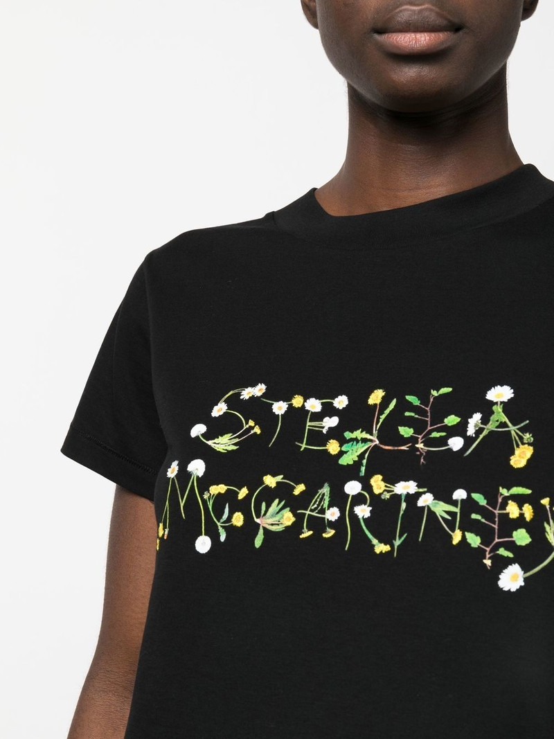 dandelion logo-print T-shirt 5