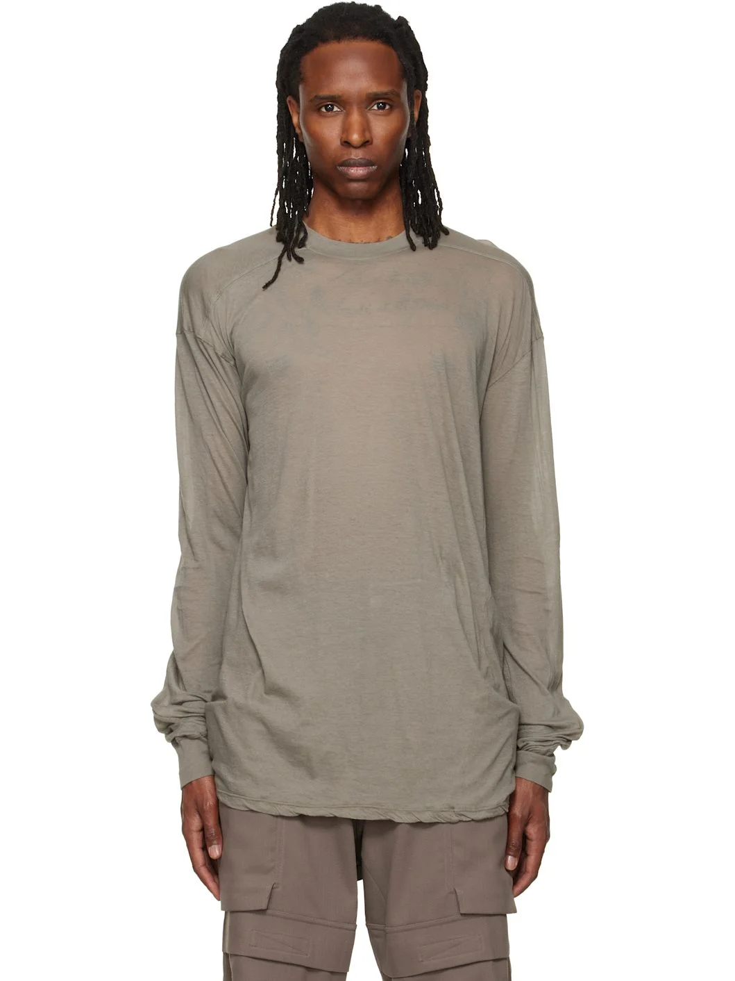 Gray Tower Rick S Jumbo L/S T-shirt - 1