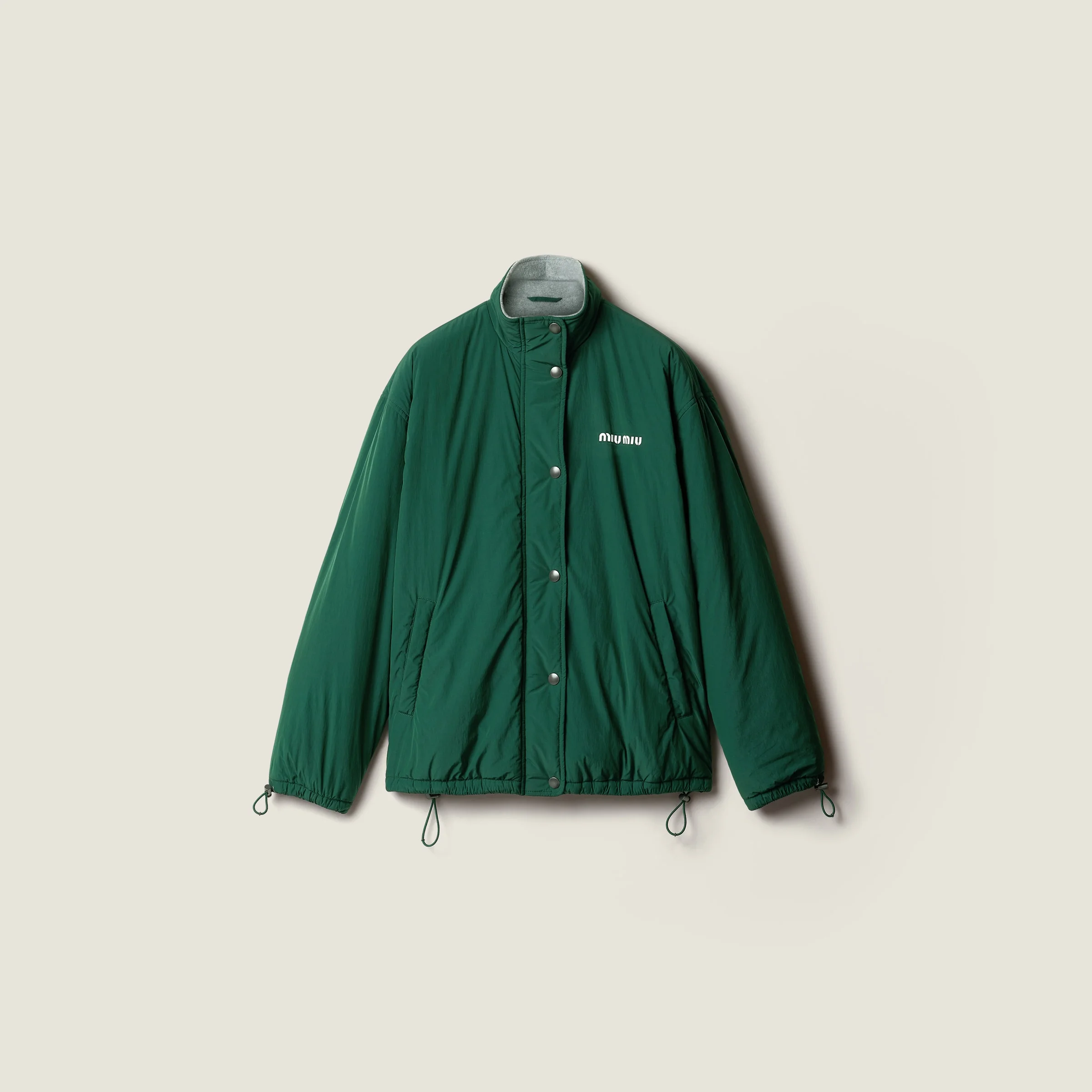 Pongé and fleece jacket - 1