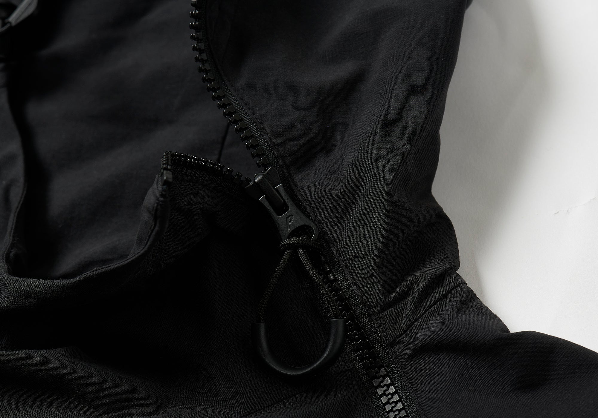 DOUBLE ZIP JACKET BLACK - 6