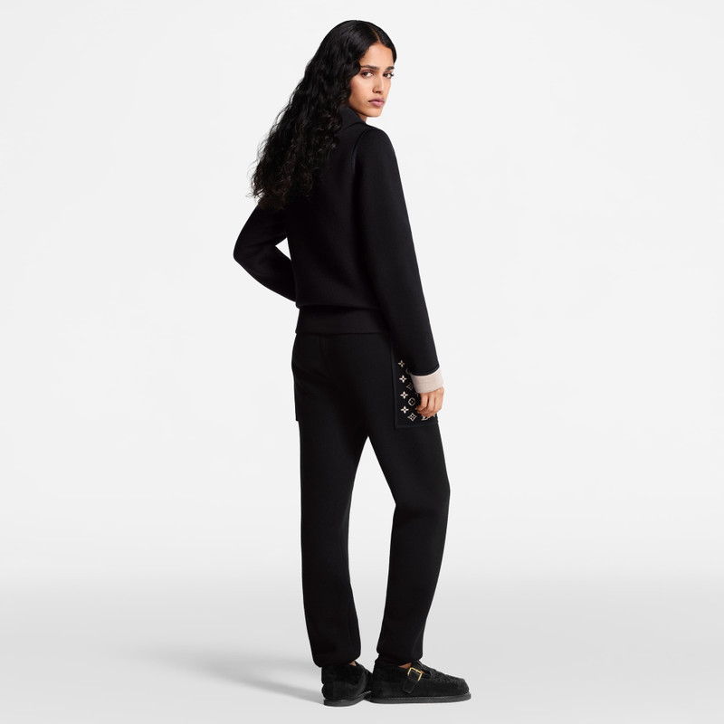 Monogram Accent Zip-Up Hoodie 5