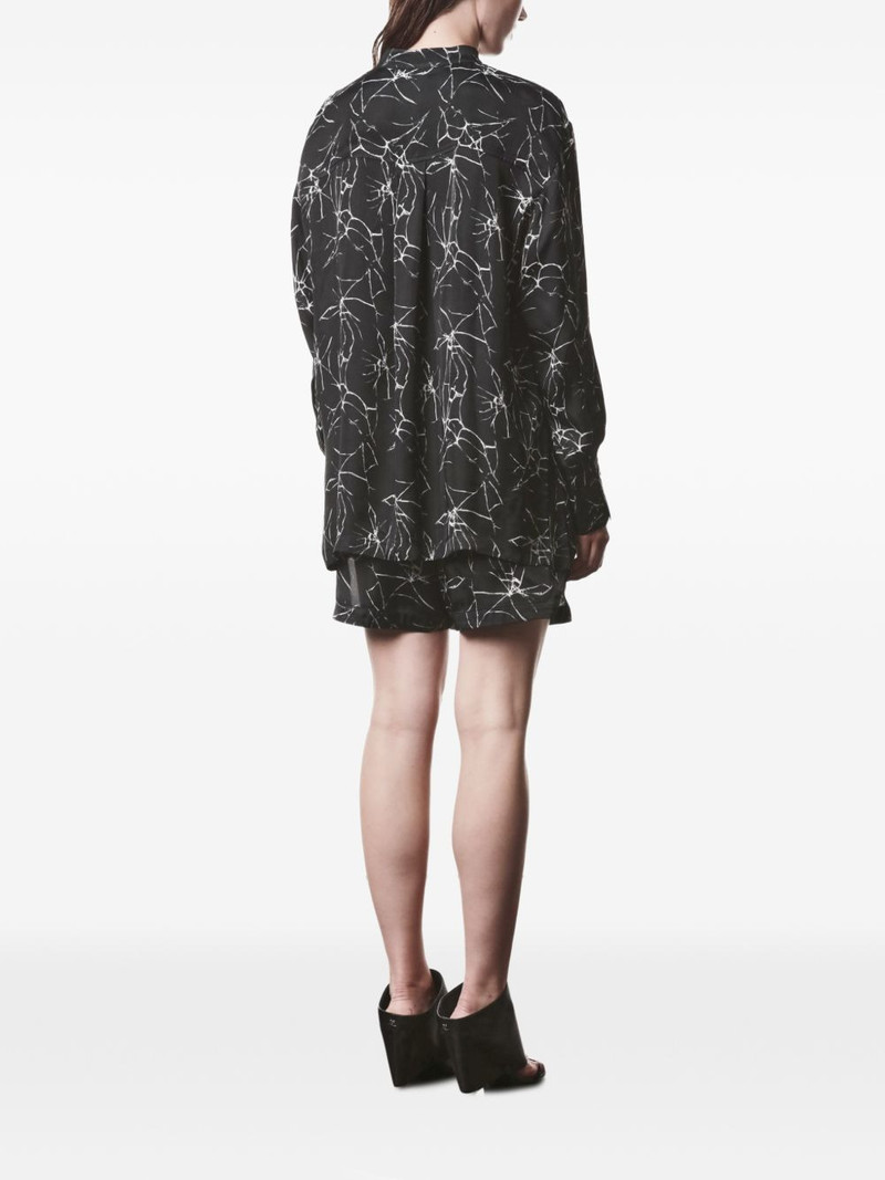 marble-print shirt 3