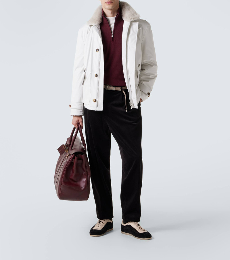 Brunello Cucinelli Cashmere half-zip sweater outlook