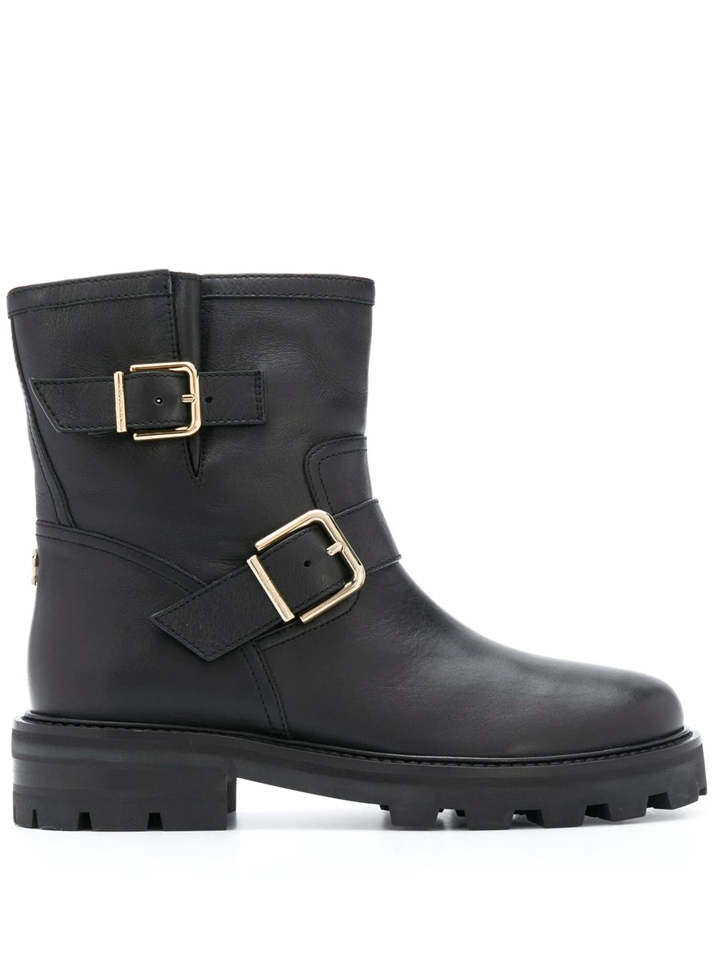 Youth buckle ankle boots - 1