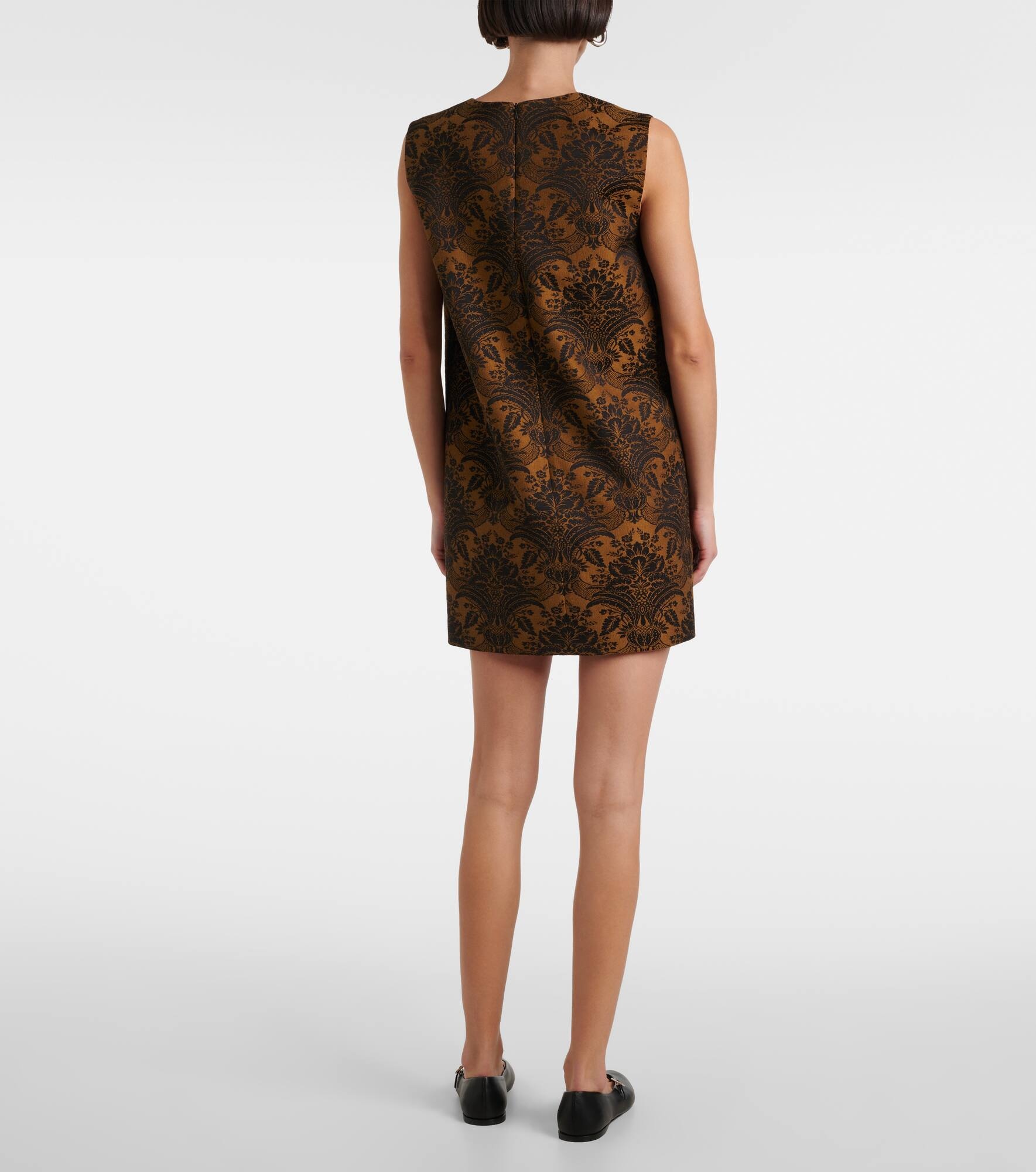 Romania jacquard wool-blend minidress - 3