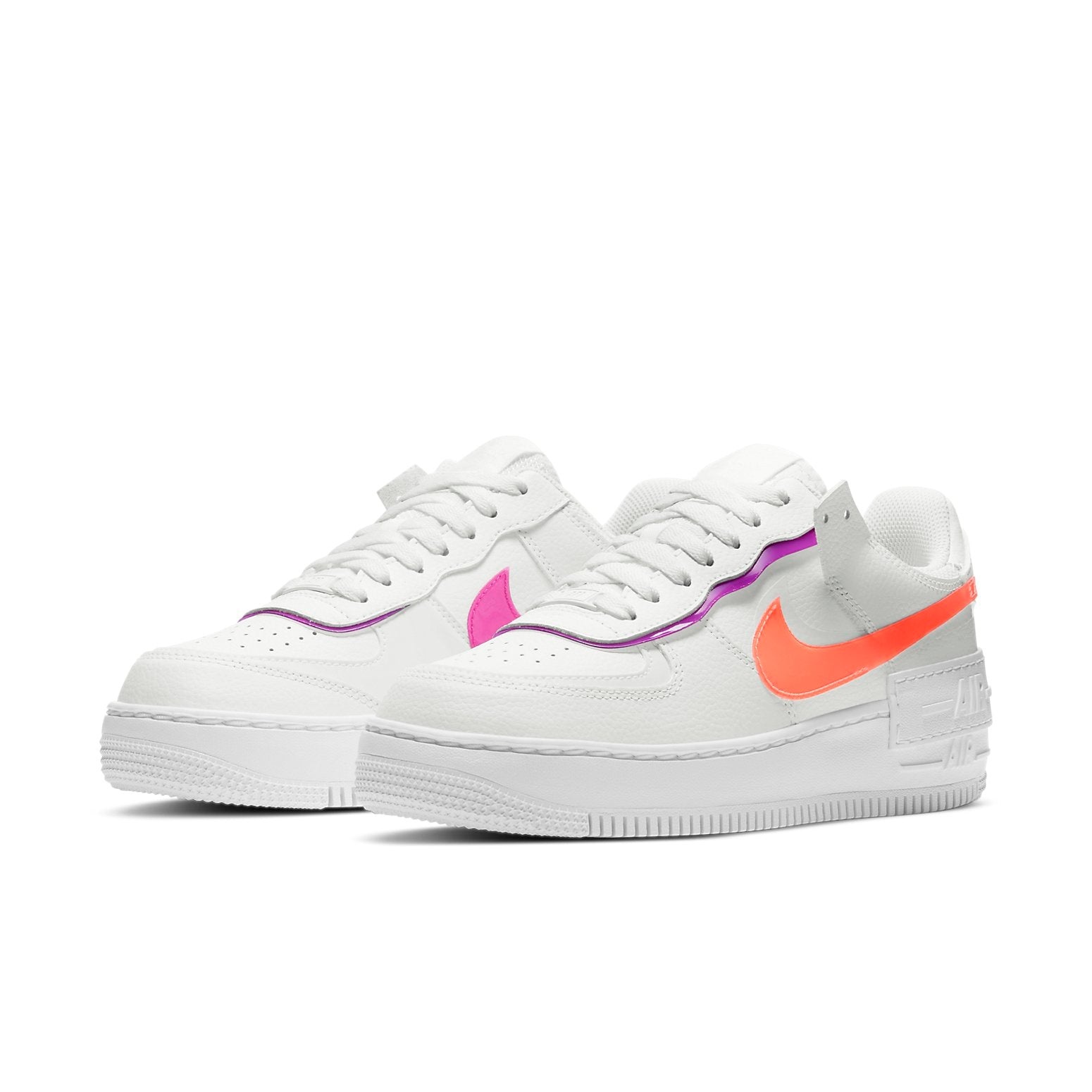 (WMNS) Nike Air Force 1 Shadow 'White Mango Red Plum' DH3859-100 - 3