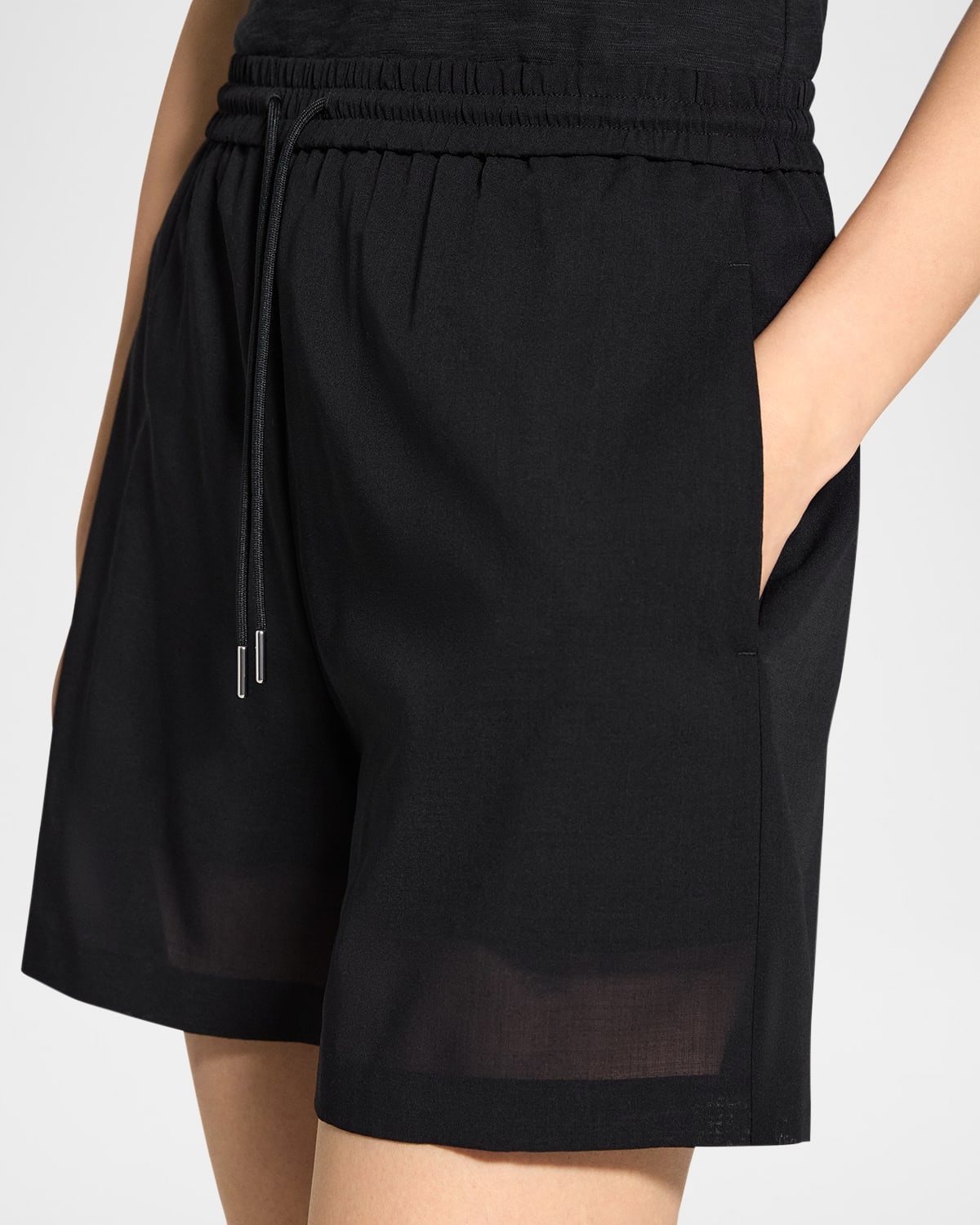 Airy Drawstring Shorts - 5
