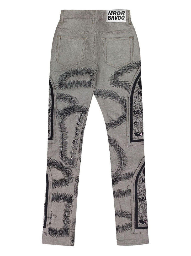 WHO DECIDES WAR fusion straight-fit jeans outlook