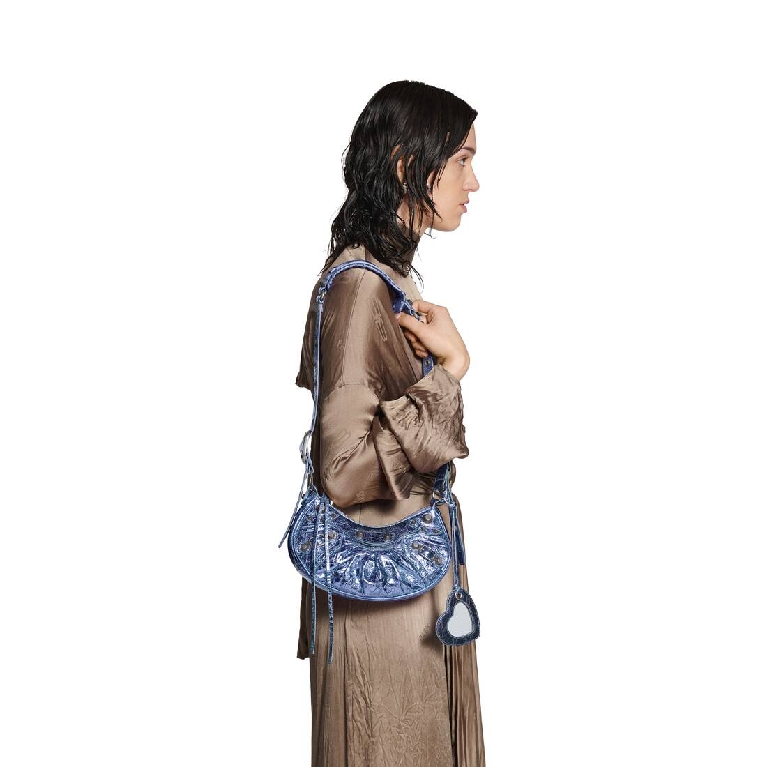 BALENCIAGA Women's Le Cagole Xs Shoulder Bag Metallized in
