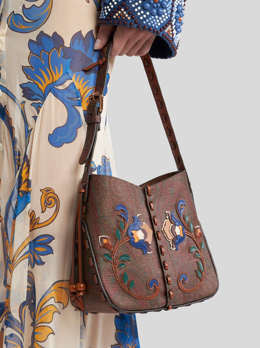 VULCANO BAG WITH FLOWERS - 2