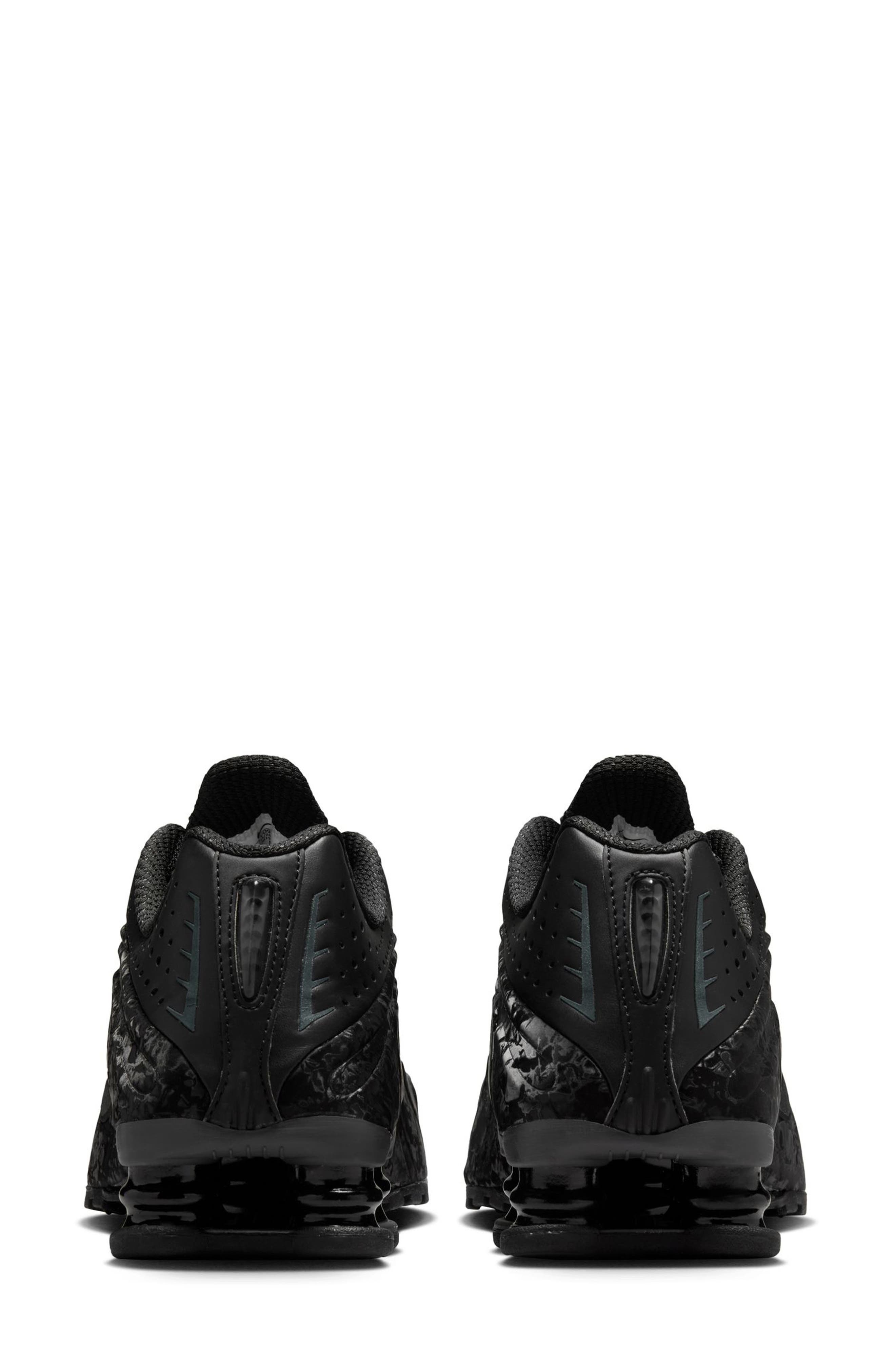 Nike Shox R4 Sneaker in Black/Dark Smoke Grey at Nordstrom - 5