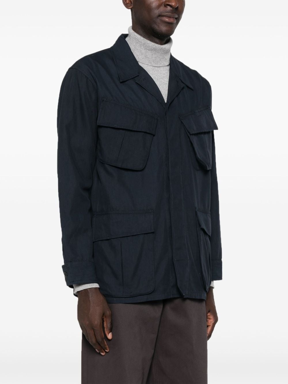 Jungle button-up shirt jacket - 3
