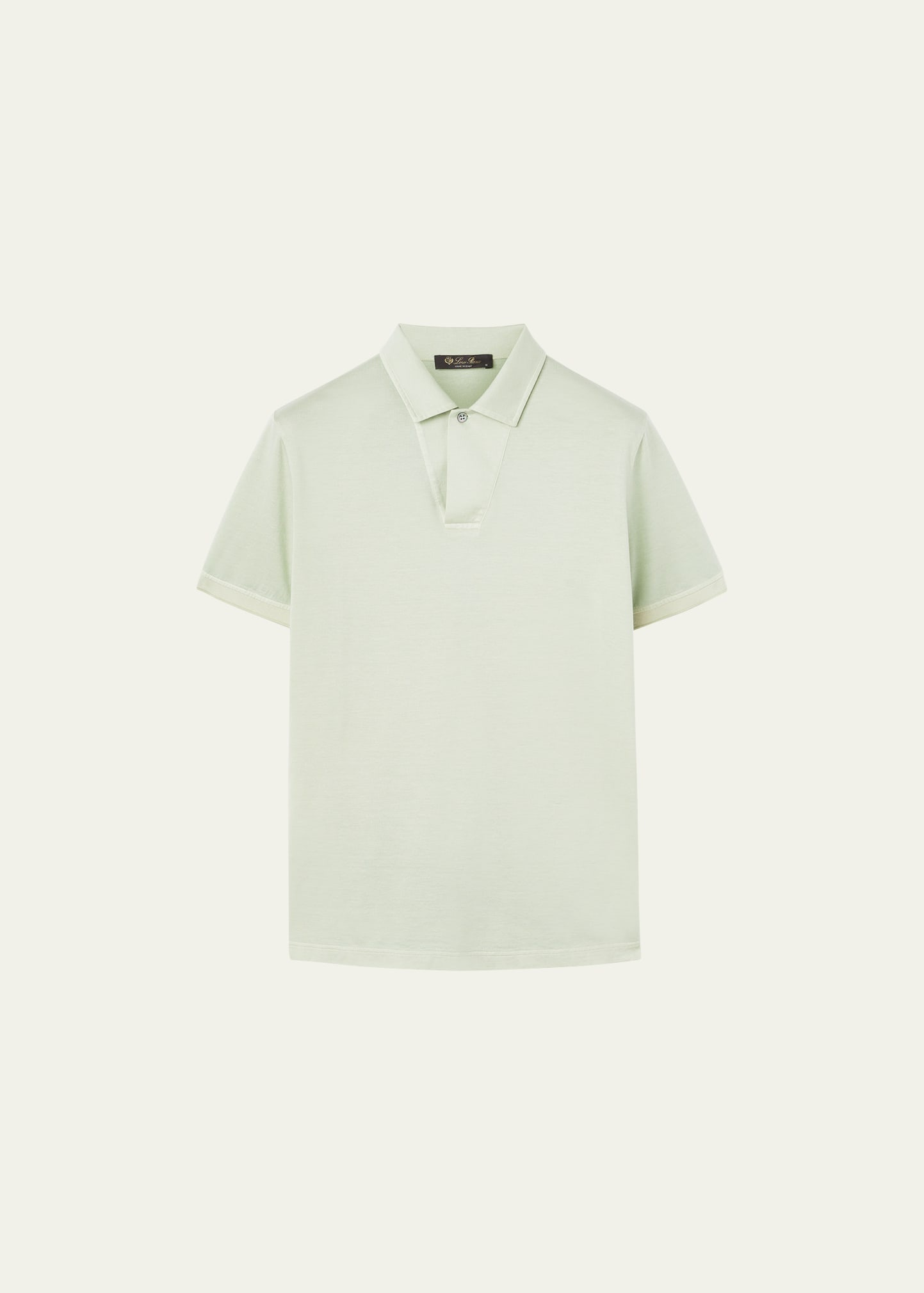 Men's Cotton-Silk Polo Shirt - 1