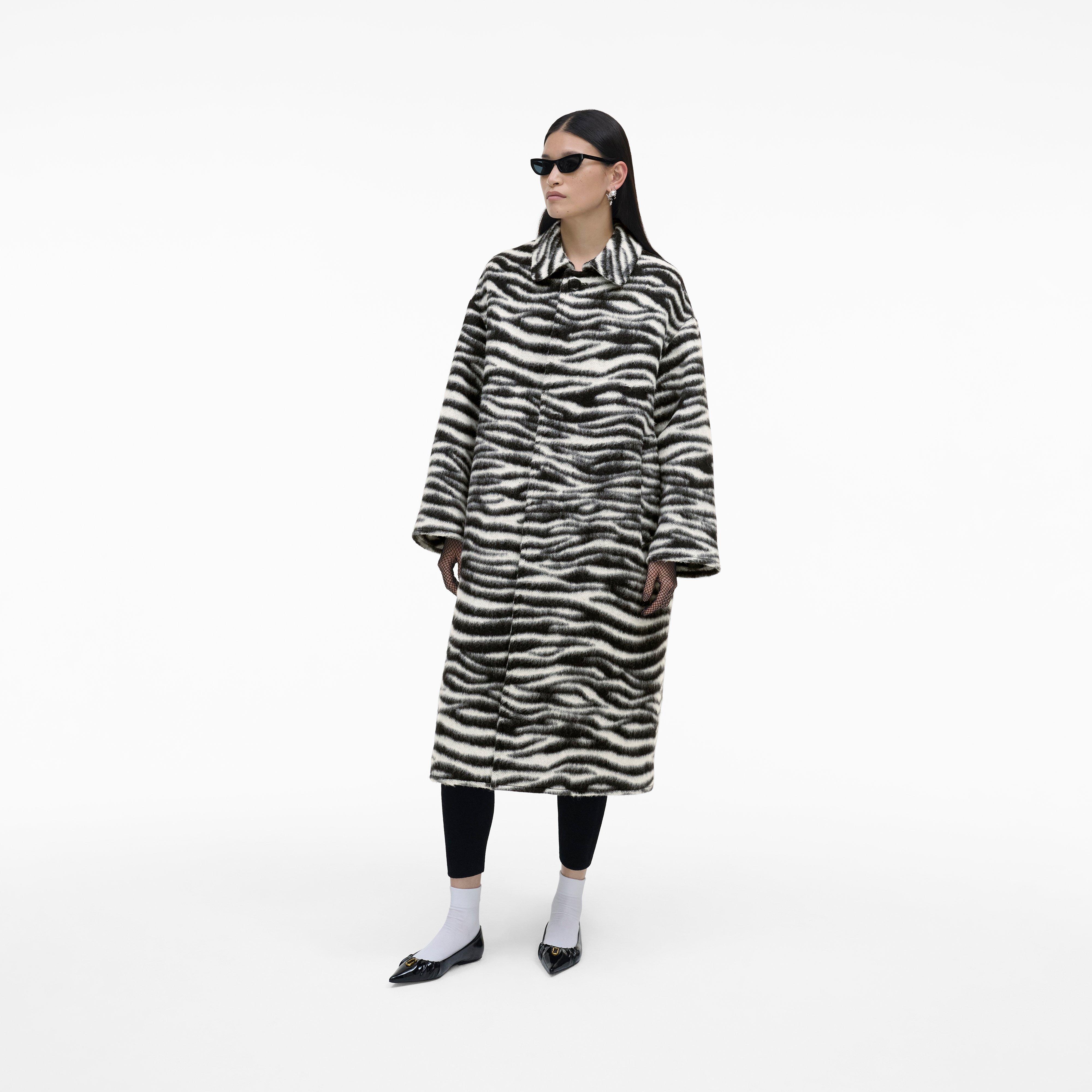 THE ZEBRA BRUSHED COAT - 3