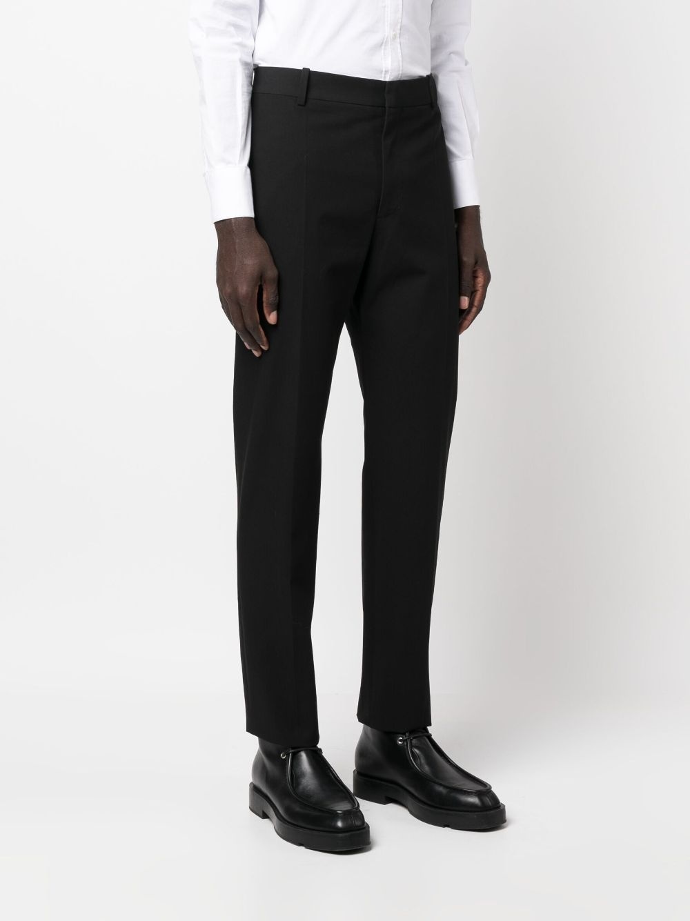 tapered-leg tailored trousers - 3