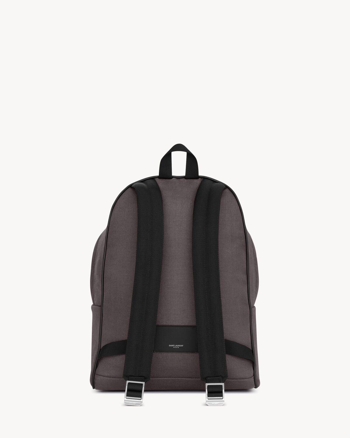 CITY BACKPACK IN NYLON CANVAS AND LEATHER - 2