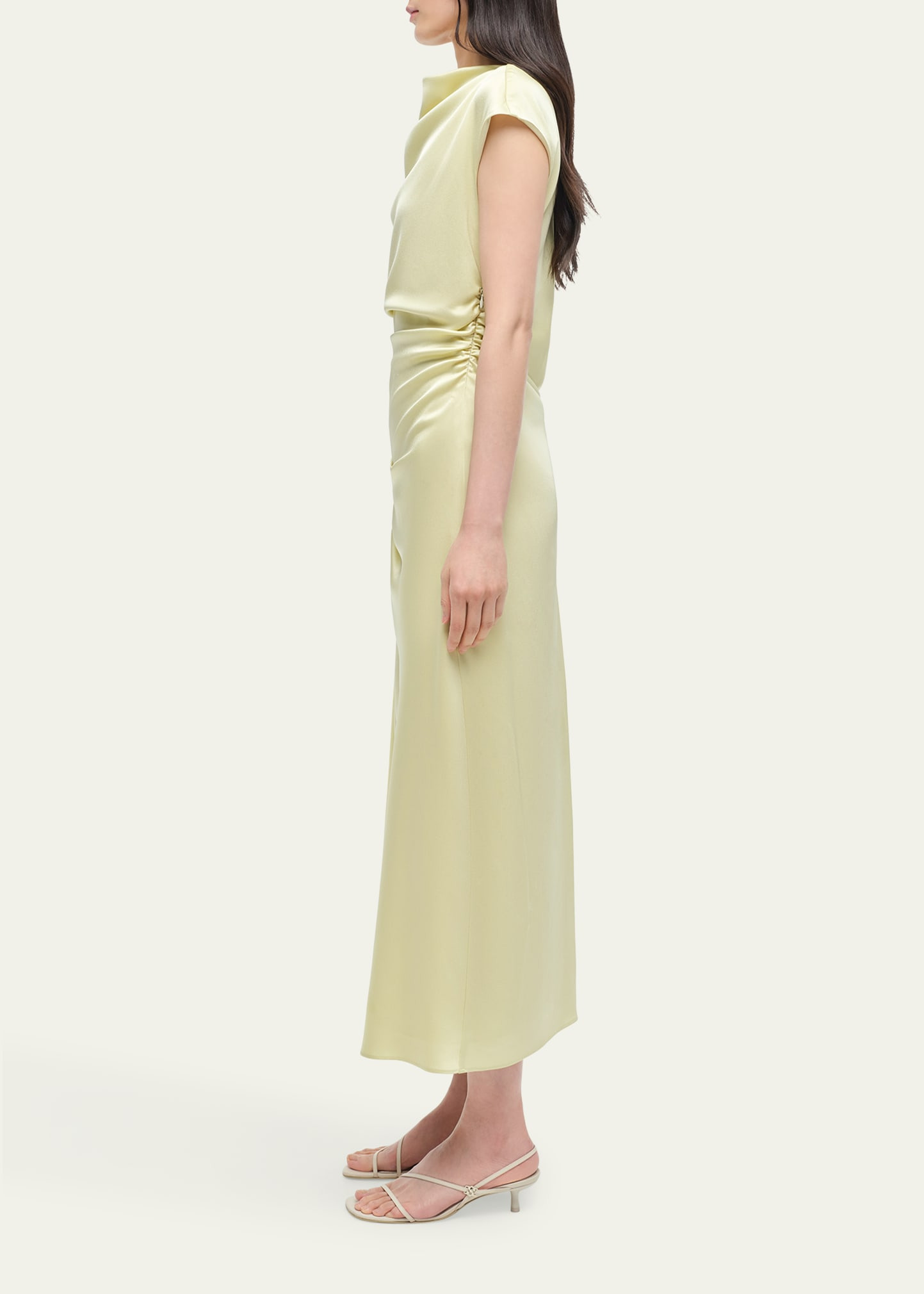 Burke Draped Midi Dress - 4