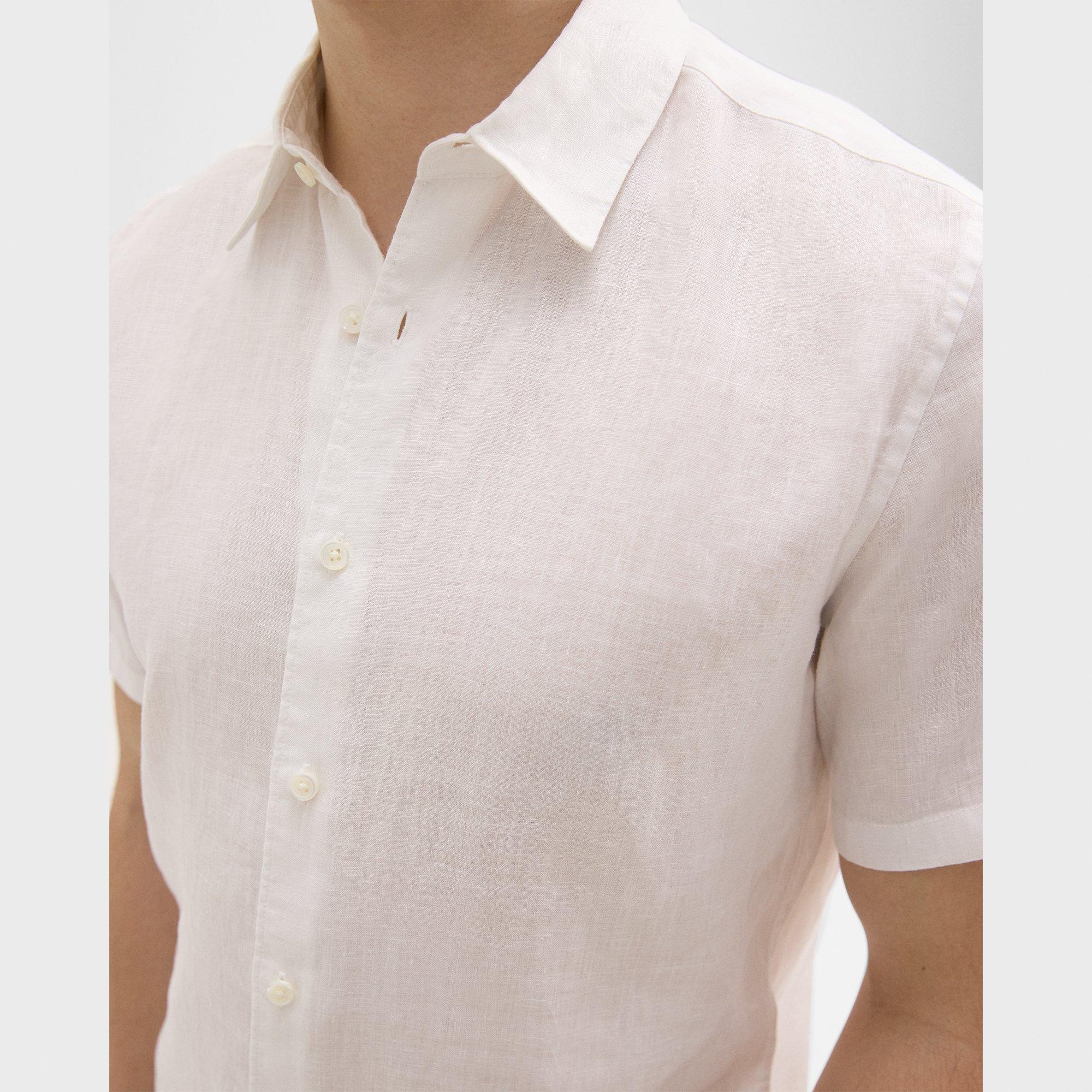 Irving Short-Sleeve Shirt in Relaxed Linen - 5